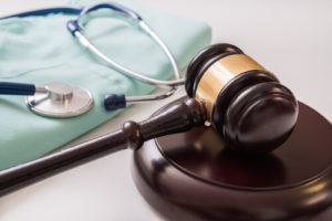A gavel and a stethoscope - medical malpractice lawyers