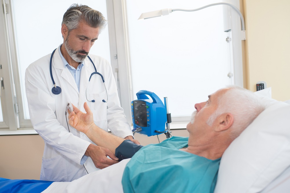 a doctor discussing with a patient