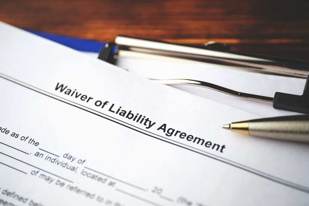 Liability waivers agreement