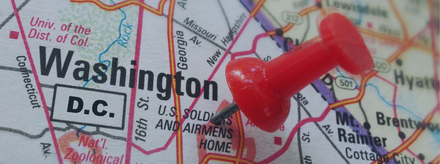 Washington dc map