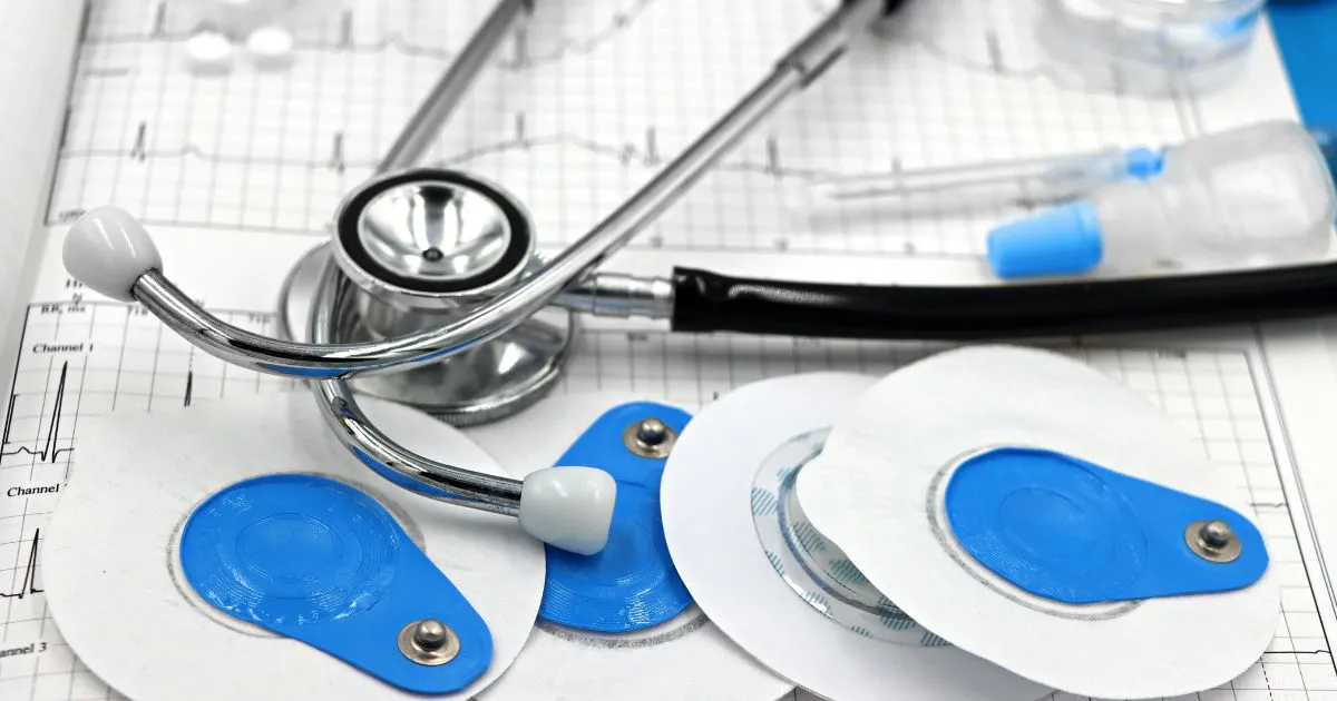 Surgeons tools sitting atop paper work